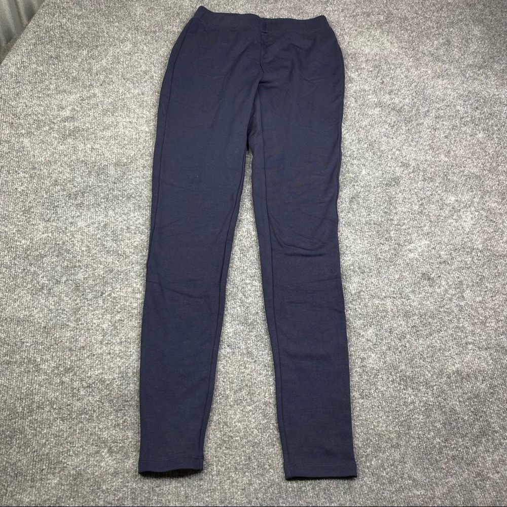 Pendleton Leggings Womens Size XS Navy Blue Slim Fit Elastic Waist Casual Pants